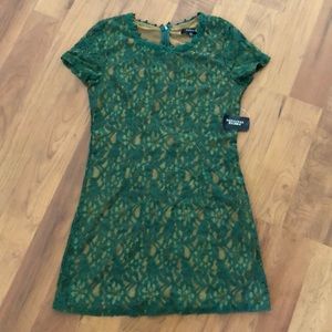 Forever 21  Lace Green Dress
